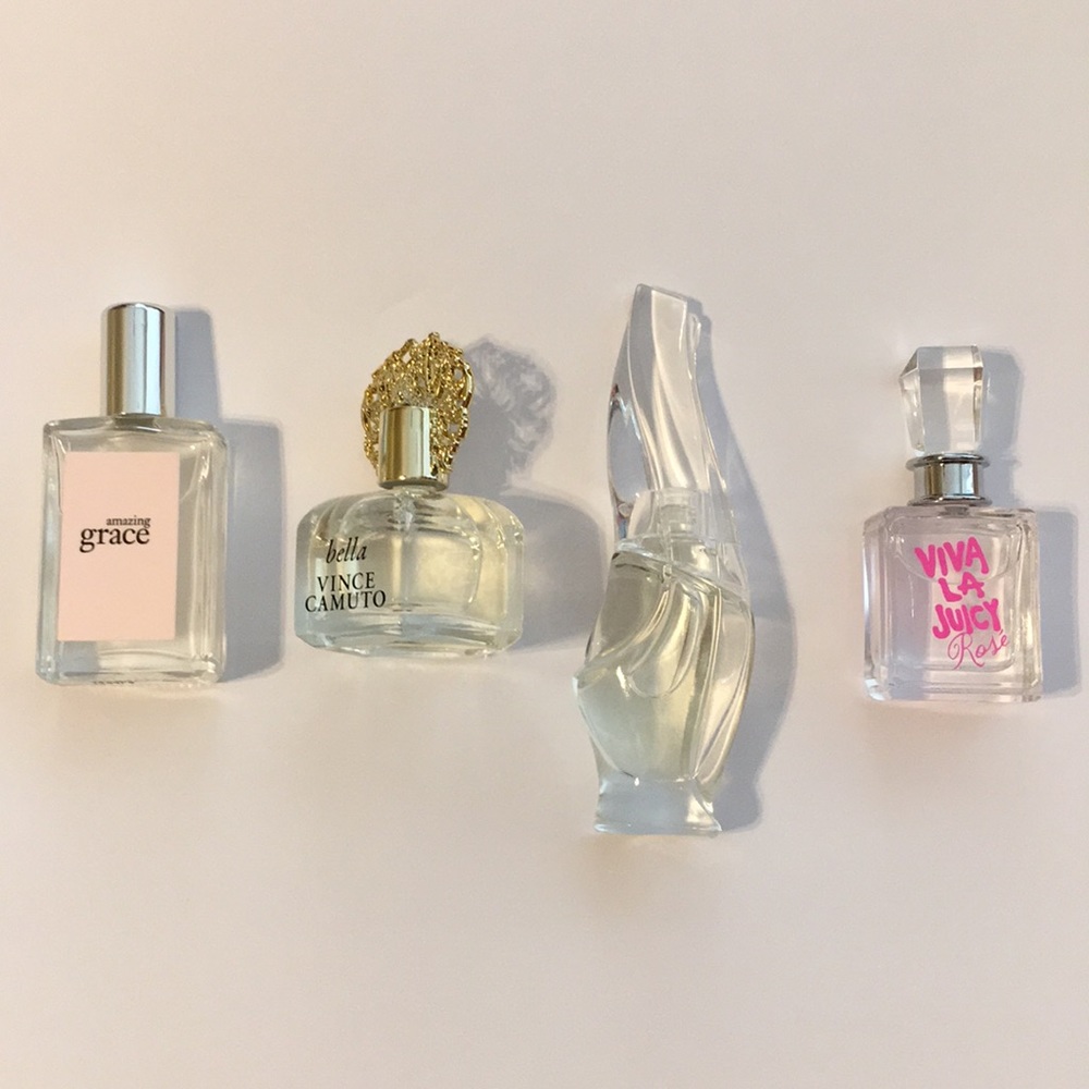 Set of 4 designer perfumes